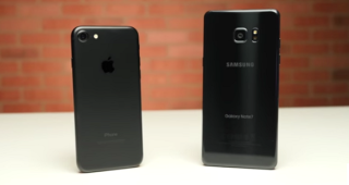 ทดสอบความเร็วระหว่าง iPhone 7 และ Samsung Galaxy Note7
