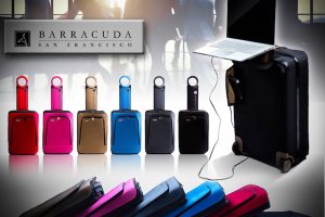 Barracuda กระเป๋าเดินทางสุดไฮเทคพร้อมโต๊ะวางโน้ตบุ๊ก เครื่องชั่งน้ำหนัก ที่ชาร์จแบต และพับเก็บสะดวก