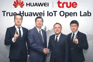 True ประกาศร่วมมือ Huawei สร้างศูนย์ปฏิบัติการและพัฒนาเทคโนโลยี IoT “True-Huawei IoT Open Lab” แห่งแรกในไทย