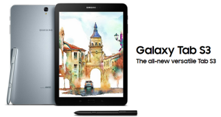 เปิดตัว Samsung Galaxy Tab S3 แท็บเล็ตระดับไฮเอนด์ มาพร้อมปากกา S Pen แบตอึด 6000mAh จอยักษ์ 9.7 นิ้ว!
