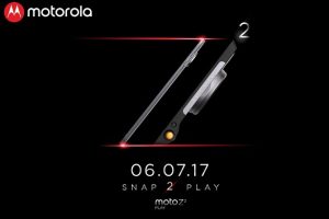 Moto Z2 Play สุดยอดสมาร์ทโฟน เตรียมเผยโฉมในไทยเป็นที่แรกในอาเซียนเร็วๆ นี้!