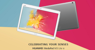 เปิดตัว Huawei MediaPad M3 Lite 10 แท็บเล็ตจอใหญ่ ลำโพงเสียง 4 ตัว แบตอึด 6660mAh