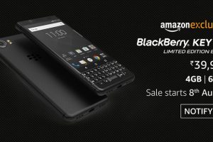 เปิดตัวแล้ว BlackBerry KEYone Limited Edition Black พร้อมจำหน่าย 8 สิงหาคมนี้ ที่ประเทศอินเดีย