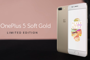 เปิดตัว OnePlus 5 เฉดใหม่สีทอง Soft Gold เวอร์ชัน Limited Edition แรม 6GB ความจุ 64GB