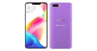 หลุดตัวเครื่อง OPPO R15 ดีไซน์หน้าจอมีรอยบากคล้าย iPhone X ด้านหลังติดตั้งกล้องคู่แนวนอน