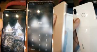 หลุดตัวเครื่อง Huawei P20 Lite บอดี้สีขาว ย้ำชัด! หน้าจอมีรอยบากด้านบน และกล้องหลังคู่แนวตั้ง