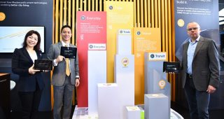 มาสเตอร์การ์ดชู สมาร์ท ซิตี้ ในงานฟินเทคแฟร์ 2018 ซึ่งจัดเป็นครั้งแรกในไทยโดยธนาคารแห่งประเทศไทย