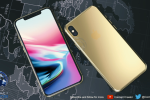 คอนเซ็ปต์ iPhone X Plus ดีไซน์พรีเมียม จอใหญ่ บอดี้สีทองสุดหรูหรา!