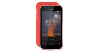 Nokia 1 หน้าจอ 4.5 นิ้ว รัน Android 8.1 (Go edition) กันน้ำ IP52 รองรับ 2 ซิมการ์ด