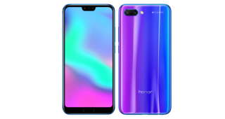 Honor 10 หน้าจอ Full HD+ ขุมพลัง Kirin 970 ความจุ 128GB กล้องหน้า 24MP บอดี้ไล่เฉดสีสุดงาม