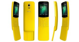 Nokia 8110 4G สมาร์ทฟีเจอร์โฟน KaiOS บอดี้กันน้ำ IP52 รองรับ 4G VoLTE และ Wi-Fi แบตเตอรี่ใช้งานได้นาน ราคาเบาๆ