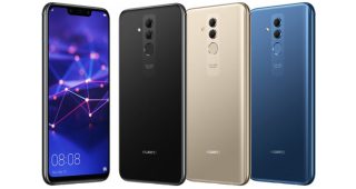 Huawei Mate 20 Lite สมาร์ทโฟนกล้อง 4 ตัว จะมีทั้งหมด 3 สี ได้แก่ สีดำ สีทอง และสีน้ำเงิน