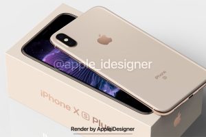 คอนเซ็ปต์ iPhone Xs Plus รุ่นหน้าจอ OLED ขนาด 6.5 นิ้ว บอดี้สี Gold, Silver และ Space Grey