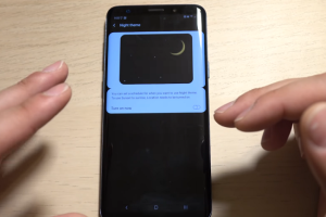 Samsung Galaxy S9 จ่อใช้ฟีเจอร์ Night Theme อินเทอร์เฟสสีเข้มขึ้น หลังอัปเดตเป็น Android 9 Pie