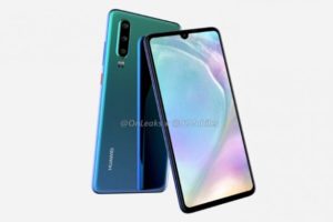 เผยภาพเรนเดอร์ Huawei P30 ว่าที่สมาร์ทโฟนรุ่นใหม่ มาพร้อมจอหยดน้ำ กล้องหลังแนวตั้ง 3 เลนส์
