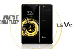 เปิดตัว LG V50 ThinQ สมาร์ทโฟนรองรับ 5G ขุมพลัง Snapdragon 855 กล้องหลัง 3 เลนส์ พร้อมออฟชั่นเสริมเคสติดตั้งเป็น 2 หน้าจอได้