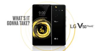 เปิดตัว LG V50 ThinQ สมาร์ทโฟนรองรับ 5G ขุมพลัง Snapdragon 855 กล้องหลัง 3 เลนส์ พร้อมออฟชั่นเสริมเคสติดตั้งเป็น 2 หน้าจอได้