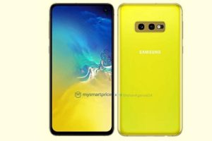เผยภาพเรนเดอร์ Samsung Galaxy S10e สีเหลืองใหม่ Canary Yellow ก่อนเปิดตัว 20 กุมภาพันธ์นี้!