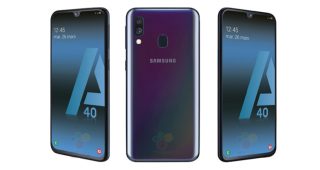 แหล่งข้อมูลเผย!! ภาพเรนเดอร์ Samsung Galaxy A40 มาพร้อมจอ Infinity-U กล้องหลังคู่ ก่อนเปิดตัว 10 เมษายนนี้