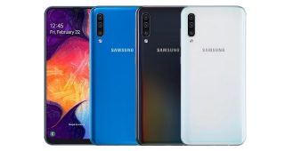 Samsung Galaxy A50 หน้าจอ 6.4 นิ้ว ขุมพลัง Exynos 9610 แรม 6GB กล้องหลัง 3 ตัว แบตเตอรี่ 4000 mAh