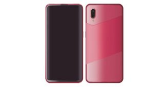 เผยเรนเดอร์สมาร์ทโฟน OPPO สีแดงอ่อนสุดสวย! มาพร้อมกล้องหน้าสไลด์ และกล้องหลังเลนส์คู่