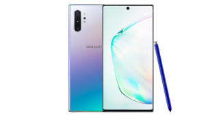Samsung Galaxy Note 10+ หน้าจอ 6.8 นิ้ว คมชัด Quad HD+ ขุมพลัง Exynos 9825 แรม 8GB กล้องหลัง 4 ตัว แบตเตอรี่ 4300 mAh สนับสนุน Fast Charging 45W สแกนนิ้วใต้จอ