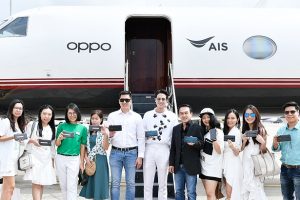 OPPO ร่วมกับ AIS จัดกิจกรรมสุดพิเศษเพื่อผู้ใช้ OPPO Reno Series บินลัดฟ้า Exclusive Private Jet พร้อมล่องเรือยอร์ช ณ ภูเก็ต กับ เจมส์ จิรายุ