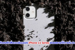 เปิดตัวเคสรักสิ่งแวดล้อมของ iPhone 11 Series ย่อยสลายได้ภายใน 6 เดือน