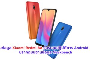 พบข้อมูล Xiaomi Redmi 8A รันระบบปฏิบัติการ Android 10 ปรากฏบนฐานข้อมูล Geekbench