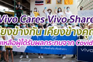 “Vivo Cares Vivo Shares เคียงข้างกัน เคียงข้างคุณ” นำทัพช่วยเหลือผู้ได้รับผลกระทบจาก Covid19