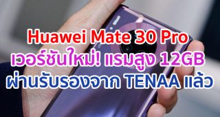 Huawei Mate 30 Pro เวอร์ชันใหม่! แรมสูงสุด 12GB คู่ความจุ 512GB ผ่านการรับรองจาก TENAA แล้ว