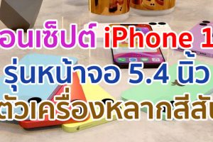 เผยคอนเซ็ปต์ iPhone 12 รุ่นหน้าจอ 5.4 นิ้ว ตัวเครื่องหลากสีสัน