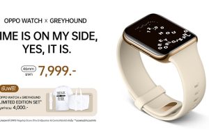 วางจำหน่ายแล้ว! OPPO Watch 46mm สีใหม่ Glossy Gold พร้อมคอลเลชั่นพิเศษ OPPO WATCH x GREYHOUND LIMITED EDITION SET ในราคาเพียง 7,999 บาท