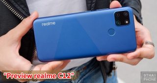 พรีวิว realme C12 จอใหญ่ 6.5 นิ้ว ขุมพลัง Helio G35 แบตไซส์ยักษ์ 6000mAh กล้องหลัง 3 เลนส์ พร้อมดีไซน์สวยสะกด!