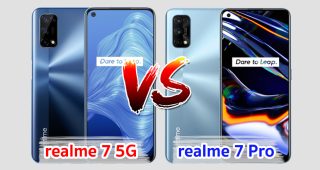 เปรียบเทียบ realme 7 5G และ realme 7 Pro จอใหญ่ ชาร์จไว กล้องสุดคมชัด กับส่วนต่างไม่ถึง 1,000 บาท รุ่นไหนดี มาดูกัน!