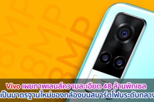 Vivo เผยภาพเลนส์ความละเอียด 48 ล้านพิกเซล คาดเป็นมาตรฐานใหม่ของกล้องบนสมาร์ตโฟนระดับกลางปีนี้!