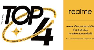 realme ติดอันดับท็อป 5 แบรนด์สมาร์ตโฟนใน 15 ประเทศทั่วโลก ตามรายงานการจัดส่งสมาร์ตโฟนทั่วโลกโดย Canalys ในไตรมาสที่ 4 ปี 2020