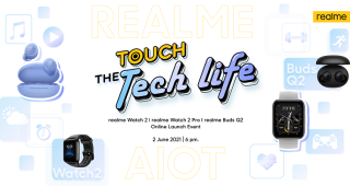 realme ชวนพบกับประสบการณ์สุดล้ำใน Touch the Tech Life งานเปิดตัวผลิตภัณฑ์ AIoT ใหม่ล่าสุด ที่จะนำไปสู่มิติใหม่กับเทคโนโลยีอันล้ำสมัย พร้อมดีไซน์อันเหนือจินตนาการ