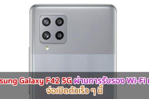 Samsung Galaxy F42 5G ผ่านการรับรอง Wi-Fi แล้ว! จ่อเปิดตัวเร็ว ๆ นี้