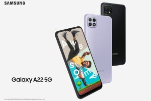 เปิดตัว Samsung Galaxy A22 5G สุดยอดสมาร์ตโฟน 5G เร็วเต็มสปีดรุ่นใหม่ล่าสุด ในราคาเริ่มต้นเพียง 1,289 บาท! ที่ร้านค้าในเครือ AIS เท่านั้น