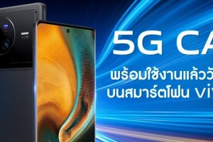 vivo พร้อมส่งมอบประสบการณ์การเชื่อมต่อ 5G เร็วแรงอีกขั้นด้วยเทคโนโลยี NRCA