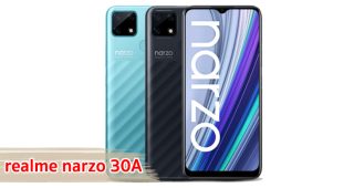 ราคา realme narzo 30A จอใหญ่ HD+ ชิปเซ็ต Helio G85 กล้องหลังคู่ 13MP แบตอึด 6000mAh ชาร์จไว มีสแกนนิ้วมือ