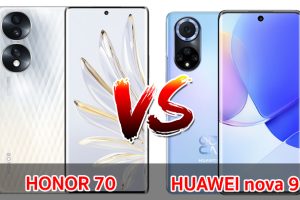 เปรียบเทียบ HONOR 70 VS HUAWEI nova 9 ปี 2022 ส่วนต่าง 1,400 บาท สเปกครบ รุ่นไหนตอบโจทย์ มาเช็กกันเลย!