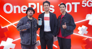 OnePlus ชวน “โอ๊ต” “แบงค์” โชว์ทดสอบสมาร์ตโฟนเรือธง ความเร็ว แรง ในงาน “OnePlus 10T 5G Pop-up Event”