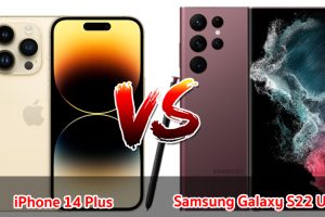 เปรียบเทียบ iPhone 14 Pro VS Samsung Galaxy S22 Ultra ปี 2022 รุ่นต่างค่าย ชิปแรง กล้องสวย รุ่นไหนเด่นกว่า มาดูกันเลย!