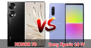 เปรียบเทียบ HONOR 70 VS Sony Xperia 10 IV ปี 2022 ราคาเท่ากัน จอต่างไซส์ เลือกรุ่นไหนดี มาดูกันเลย!