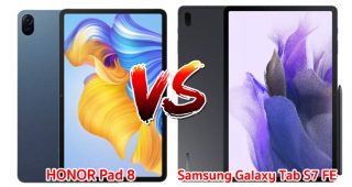 เปรียบเทียบ HONOR Pad 8 VS Samsung Galaxy Tab S7 FE ปี 2022 รุ่นจอใหญ่ แบตเยอะ ชาร์จไว ส่วนต่าง 6,000 บาท รุ่นไหนเด่นสุด มาดูกัน!