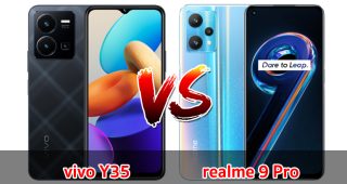เปรียบเทียบ vivo Y35 VS realme 9 Pro ปี 2022 จอใหญ่ แบตอึด ชาร์จไว ส่วนต่าง 1,000 บาท เลือกรุ่นไหนดี มาดูกัน!