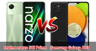 เปรียบเทียบ realme narzo 50i Prime VS Samsung Galaxy A03 ปี 2022 ราคาเบา ๆ สเปกตอบโจทย์ รุ่นไหนคุ้มสุด มาเช็กกันเลย!