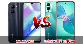 เปรียบเทียบ realme C33 VS Infinix HOT 12 Play ปี 2022 ส่วนต่าง 500 บาท รุ่นไหนแจ่มสุด มาเช็กกันเลย!